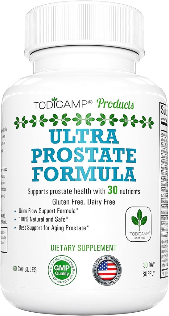 Prostate Support Supplement Formuła z Saw Palmetto Extract i Bladder Control Complex - 30 Day Supply