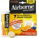 Witamina C 1000mg z tabletkami effermusującymi cynku, suplement wsparcia immunologicznego z mocnymi antyoksydantami Witaminy A C & E - 20 Fizzy Drink Tablets, Zesty Orange Flavor