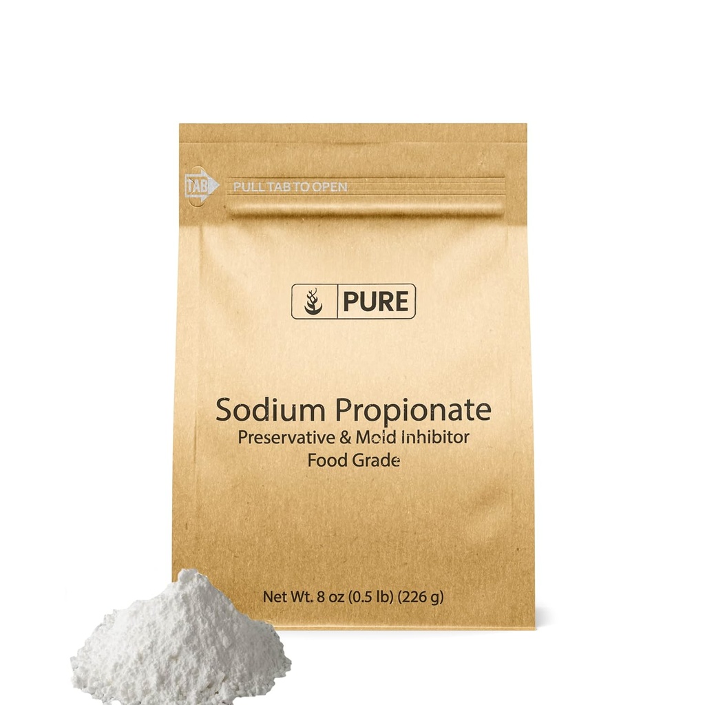 WSTRZYKIWACZE PURE Propionian sodu (8 oz) Inhibitor zachowawczy i molowy, Klasa żywności, Dodatek do żywności