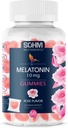 Melatonina Gummies 10 mg - Zwiększenie jakości snu - Wsparcie snu Gummies Wegetarianin