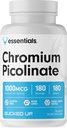 Bucked Up Chrom Pikolinate 1000mcg na serwis, Bucked Up Essentials (180 Służenia, 180 Tabletki)