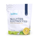 NuEthix Buildations NU- LYTES Electrolytes Hydration Packets, Zero Calories, Zero Sugar, Zero Carbs, Non-GMO, Electrolytes Powder Pakiety, Glycogen uzupełnienie, 15 Słupki (Lemon Lime)