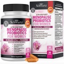 Menopauza Suplementy dla Kobiet - 40 Miliard CFU Probiotyki Menopauzy dla Kobiet - Wsparcie dla Gorących Przebłysków Nocnych Potów Nastrojów i Równowagi - Non-GMO, 30 Kapsułki Easy- Połykanie, 30 Sług