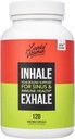 LIVELY VITAMIN CO. Wdech Wydech - Pomaga w uspokajaniu alergii - Swędzacze Oczy - Alergia Objawy Relief - Przekrwienie nosa - Czysty oddech - Reakcja alergiczna - Kaszel - Kichanie - 120 Kapsułki