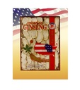 Hsu 's SKU 0126- 4 Size 124; Cultivativated Wisconsin-Grown Sign 124; American Ginseng Mixed Large- Medium Slices 0126- 4 Sign 124; 4oz Box