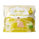 Go- Lacta ® 100% Kapsułki organiczne Moringa do karmienia piersią Moms, 120 Kapsułki