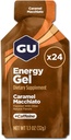 GU Energy Original Sports Nutrition Energy żel, Karmel Macchiato, 24 Count Box