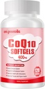 CoQ10- 400mg- Softgels z PQQ, BioPerine & Omega-3, Koenzym Q10 (Ubichinon) Suplement do Wysokoabsorpcji, Powerful- Przeciwutleniacz, Wsparcie Heart & Energy-Production, 120 Służenie