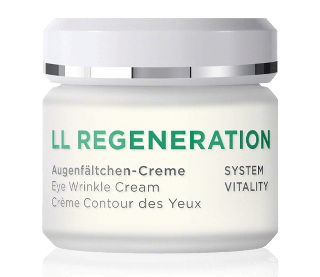 ANNEMARIE BÖRLIND - LL REGENERATION Eye Wrinkle Cream - Naturalna witamina C + E Anti Aging Eye Cream z LL BIOCOMPLEX dla wygładzonych, jaśniejsze i plump skóry z nową elastycznością - 1.1 Oz