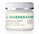 ANNEMARIE BÖRLIND - LL REGENERATION Eye Wrinkle Cream - Naturalna witamina C + E Anti Aging Eye Cream z LL BIOCOMPLEX dla wygładzonych, jaśniejsze i plump skóry z nową elastycznością - 1.1 Oz