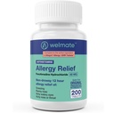 WELMATE - Ulga alergiczna - Fexofenadyna HCl 60 mg - 12 godzin Non-Drowsy Antihistamine - Kichanie - Swędzający Nos - Swędzacze Oczy, Nos & Gardło - Allergy Relief Tablets - 200 Hrabia