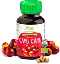 Camu Camu kapsułki l Potężna witamina C Źródło l Immune System Booster l Organic and Fairtrade Certified l 100 Vegan Pills l 1500mg per Serving l Non GMO and gluten Free l Andes