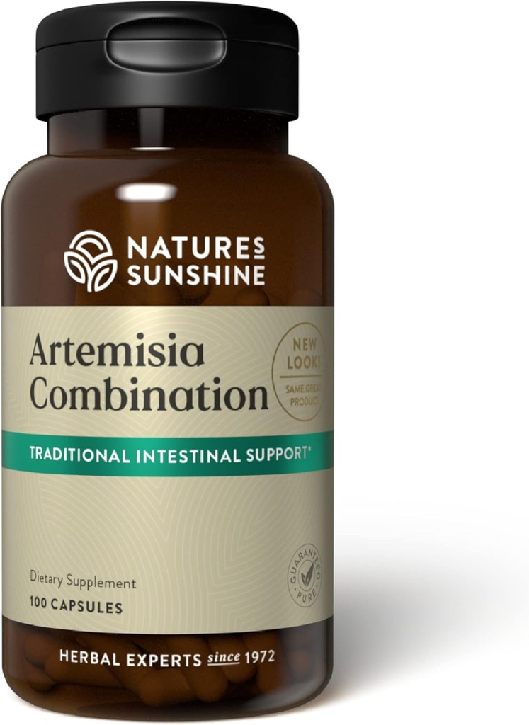 Nature 's Sunshine Artemisia Kombinacja, 100 czapek, Kosher