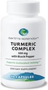 Ziemskie Splendor Turmeric Complex 500mg z Black Pepper, 90 Kapsułki - Wspomaga aktywność przeciwutleniacza i Joint Health * - 1.5 Miesiąc dostaw