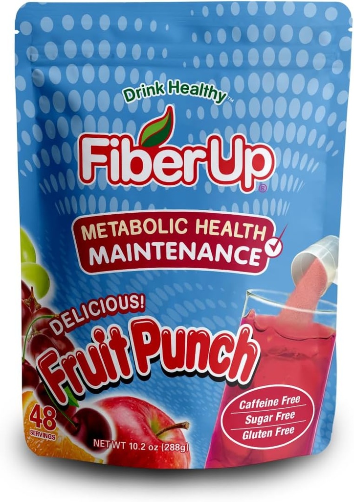 Pyszne, Prebiotyczne Rozpuszczalny Suplement Fiber, Owoce Punch, 48 Służenia.