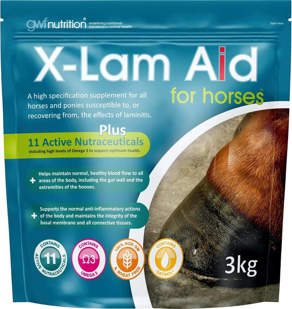 Gor Zwierzęta domowe GWF Nutrition X- lam Pomoc dla koni Pouch 3 kg