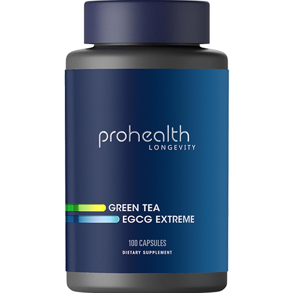 ProHealth Longevity Green Tea EGCG Extreme (390mg EGCG, 100 kapsułek) (Green Tea Supplement)