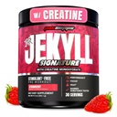 ProSupps Dr. Jekyll Signature Pre Workout Powder with Creatine - Free Stim- Precurrence obsługuje Focus & Endurance - Cefeine- Free Gym & Fitness Supplements (Truskawka, 30 Służenie)