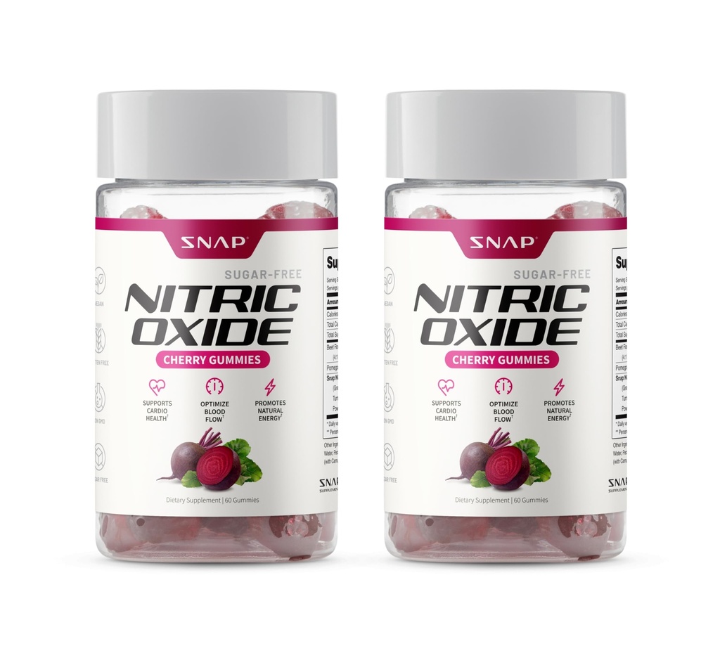 Suplementy smakowe Gumiaki korzeniowe buraków, Suplement tlenku azotu w / Organic Basets, Witaminy, Granaty i przeciwutleniacze dla energii, Heart Health & Circulation Support, 60 Gumiaki bez cukru, 2 Pack, Cherry