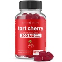 NutraChamps Tart Cherry Gummies - 3000mg Tart Cherry Extract with Celery Seed - dodatek do czyszczenia kwasu moczowego - przeciwutleniacz, Joint Comfort, Elastyczność, Immune Health, Sleep - 60 Wegan Gummies