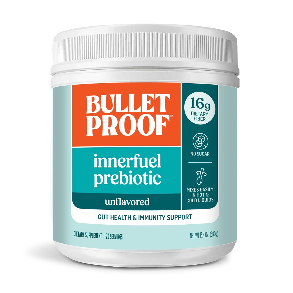 Kuloodporny niezapachowy proszek z włókna prebiotycznego, 13.4 Ounces, Suplement do Gut Health, Digestive Health and Immune Support, Plant Sourced Prebiotics, 0g Sugar, Packaging May Vary