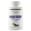 Paradise Herbs, Organic Maqui Berry Extract, 400 mg, Fresh, Freeze- Suszony koncentrat dla najwyższej mocy, Non-GMO, Wegan, 60 Kapsułki