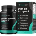 Herbal Lymph System Supplement Supplement - Kompleks wsparcia limfatycznego z Echinacea Goldenseal Astragalus & Hydroxytyrosol dla Lymphatic Dreage & Immune Support - Vegan Non-GMO Gluten Free (2 Miesiąc)