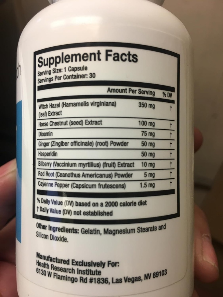 Hemokor - Strike The Hemorhoid at its Source- 6 Bottles- 180 Capsules- Ulepszona formuła - Oficjalny Hemokor