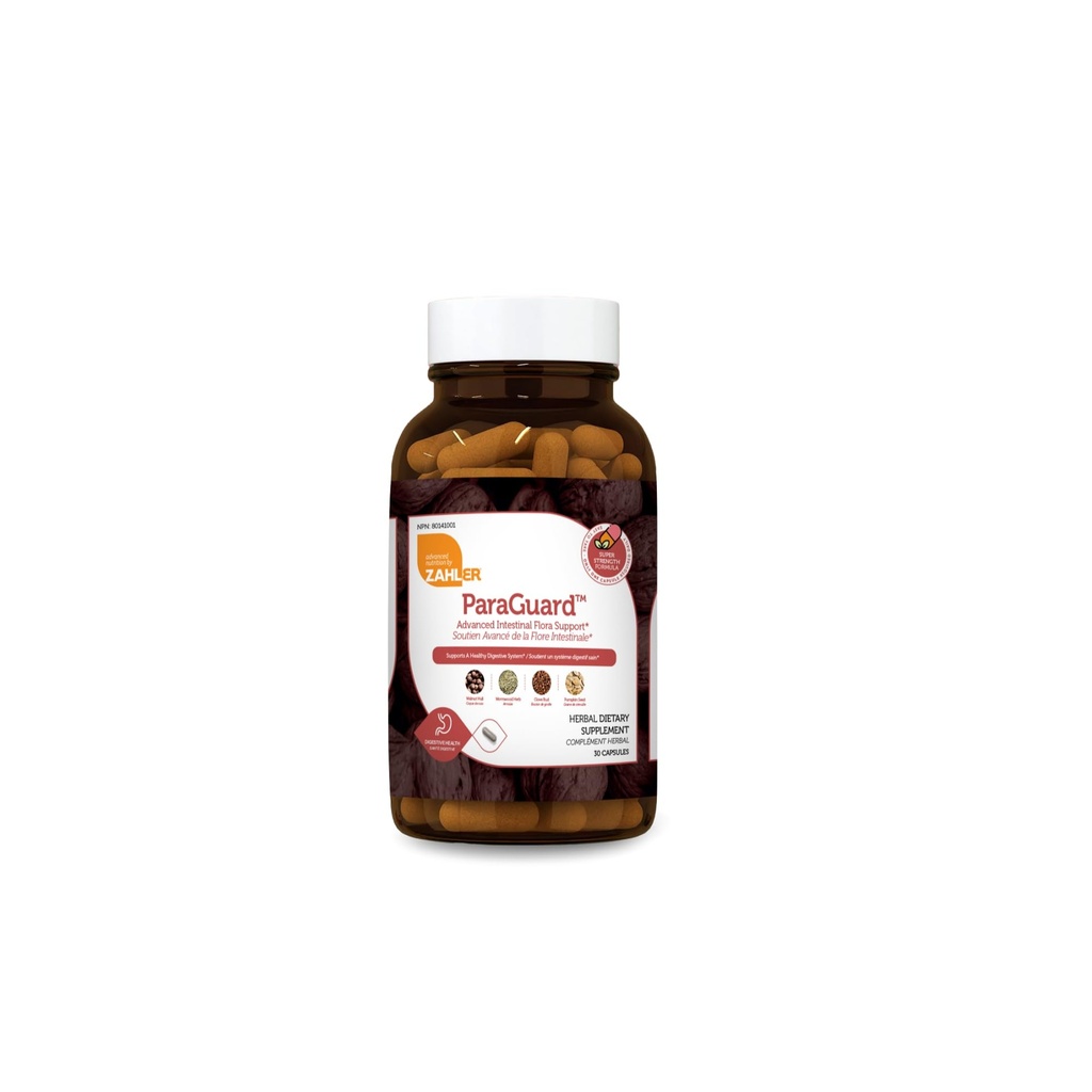 Zahler - Kapsułki ParaGuard - Gut Health Supplement - Formuła ma Wormwood, Czosnek Bulb, Nasiona dyni, Clove & More - Naturalne wsparcie dla ludzi - Certified Kosher 30 Count