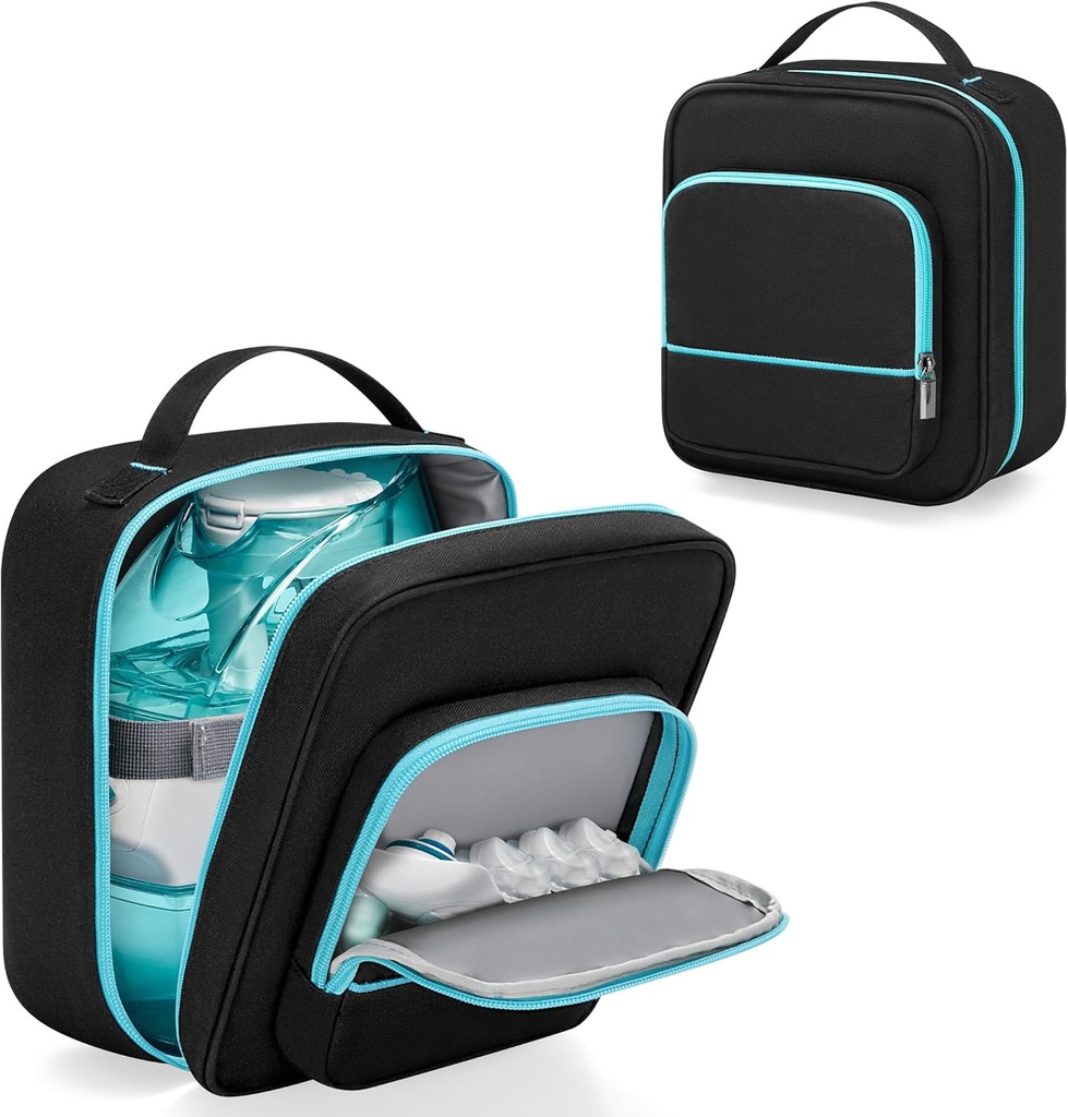 YARWO Nose Cleaner Travel Case Kompatybilny z Naval Nasal Nassal Irrigation System, Przenośny Neti Pot Safety Storage Bag z wodoodpornym Linning do Nasal Care Kit, SaltPods i Sinus Rinse Device, Bag tylko