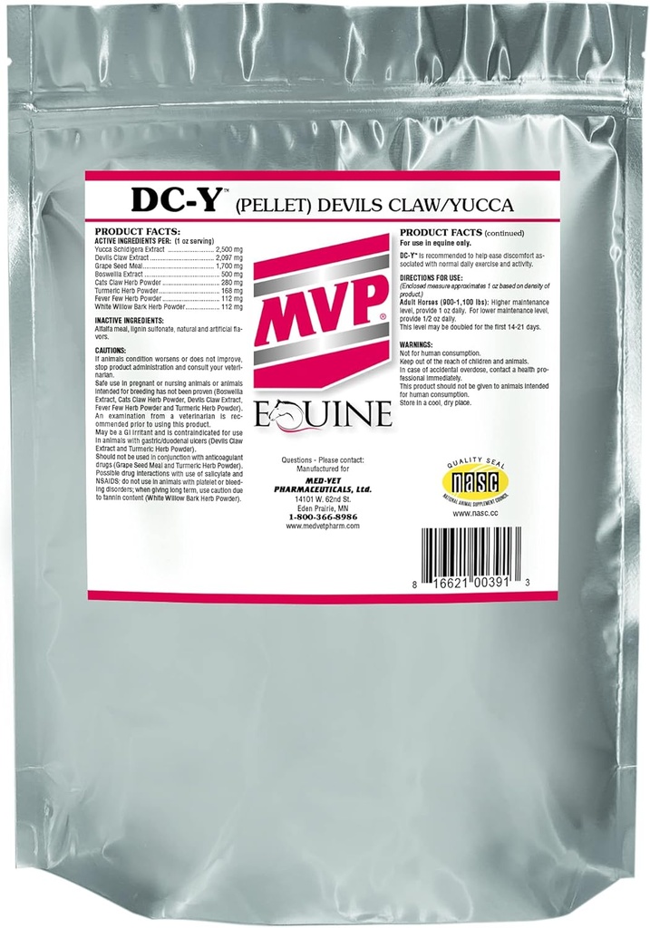 DC- Y (2 lb) Pomoc w minimalizacji Ache i czułość związane z codzienną działalność w Koniach...