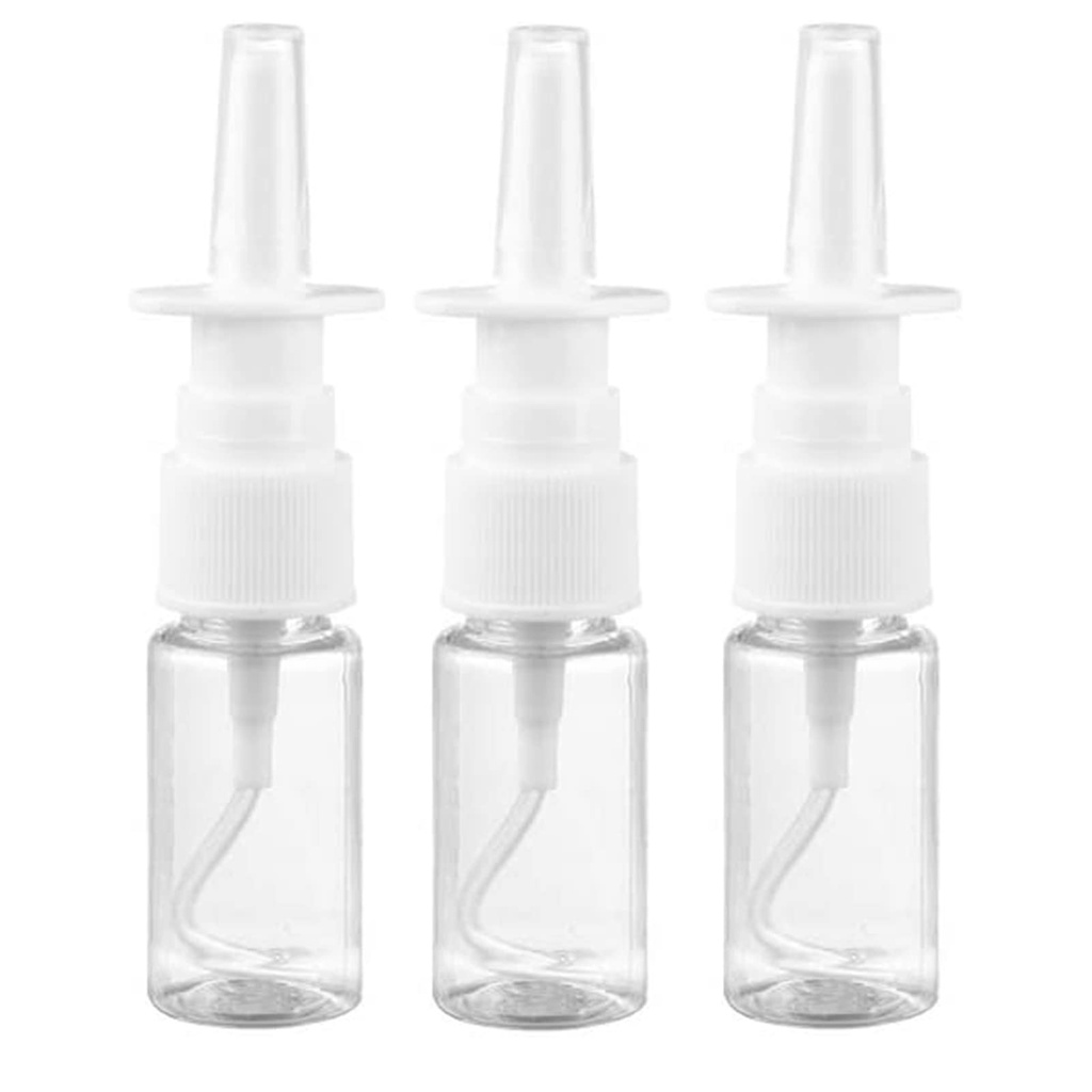 Medsuo 3pcs 10ml Butelki naszowe z rozpylaczem Mist Butelka z rozpylaczem Klara Puste zapalenie błony śluzowej nosa Spryskiwacz Bezpośredni Pojemnik z rozpylaczem do olejków słoniowych