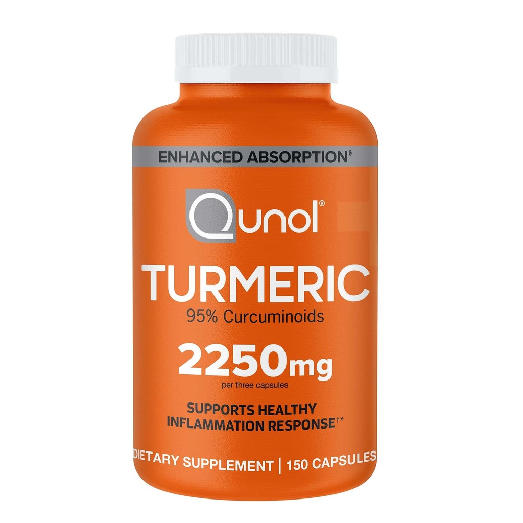 Knol Kurkumina turkuminowa z czarnym pieprzem, 2250mg Ekstrakt kurkuminowy z 95% Kurkuminoidy, Dodatkowy suplement turkuminowy siły, Wzmocniona Absorpcja, Suplement wsparcia wspólnego, 150 Kapsułki wegetariańskie
