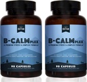 Naturalny Rhythm B- CALMplex, 2 Pack, Unikalny B Mieszanka witaminy, B Complex Obsługuje Proper Nerve Function and Relaxation, 3 Month Supply, 90 Butelki