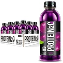 Protein2o 15 g Izolacja białka serwatki Woda do infuzji, Gotowy do picia, Cukier wolny, Gluten wolny, Laktoza wolna, Grapa zbiorów, 16.9 oz Butelka (Opakowanie po 12)