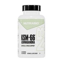 NutraBio Ashwagandha KSM- 66 XI- 124; Ashwagandha Herbal Supplement for Stress, Mood, & Performance XI- 124; 600 MG of Clinically Studied KSM66 60 Capsules