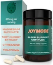 JOYMODE Sleep Aid Supplement for Adult (60 ct) with L Theanine, Melatonin & 125mg Magnezu Glycinate, 500mg Tart Cherry Extract from CherryPURE for Sleep Support