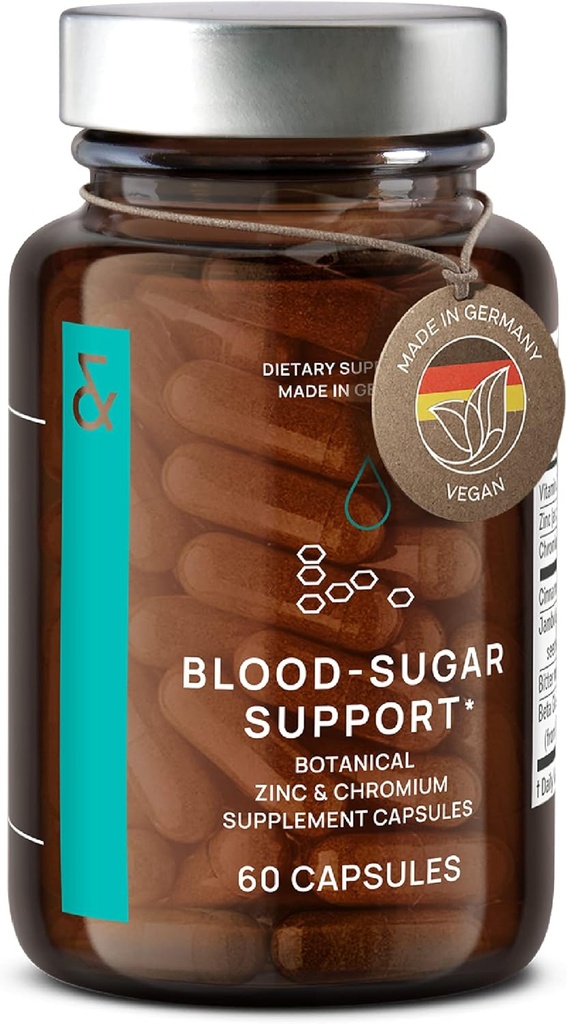 CLAV ® N ° 9 - Ekstrakt cynamonowy + Kapsułki Gorzkiego Melona z Syzygium cumini, Beta Glucan & Chrom - Wegan - 60