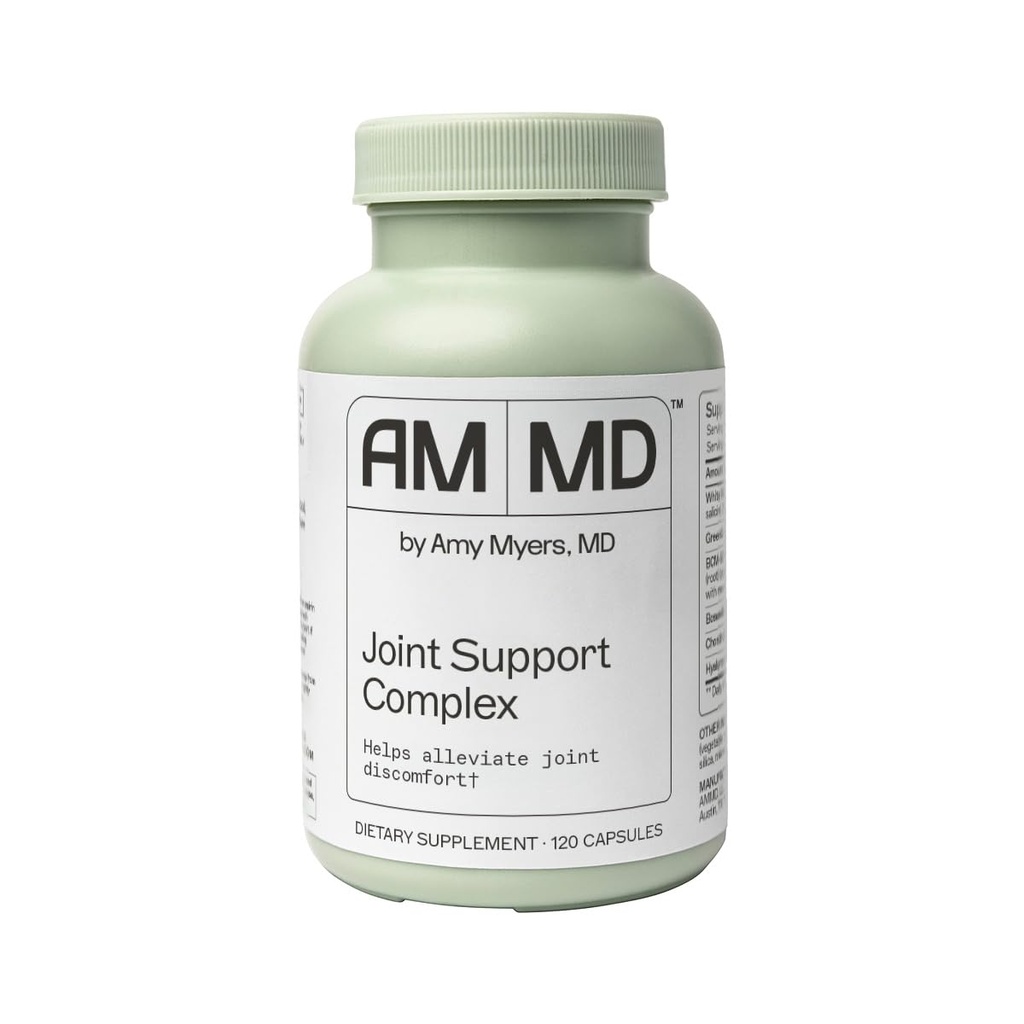 Amy Myers MD Dołącz Support Complex Supplement - Wspiera Wspólne Zdrowie i Mobilność - Glukozamina HCL - Chondroitin - Turmeric - 120 Kapsułki