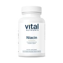 Vital Nutrigents Niacin 500mg - Timed- Release Niacin Supplement for Men & Women - Witamina B3 wspomaga zdrowie serca i białko i metabolizm tłuszczu - gluten, nabiał, wolny od soi - Non-GMO - 90 tabletek