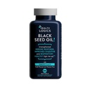 Health Logics Black Seed Oil, Cold Pressed, bogate źródło Omega 6 & 9 Esential Fatty Acids, z Nigella Sativa (100 miękkie kapsułki żelowe)