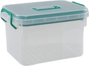 Przezroczysta plastikowa skrzynka do przechowywania organizer / Medicine Box, Rodzinna skrzynka do przechowywania zestawu awaryjnego