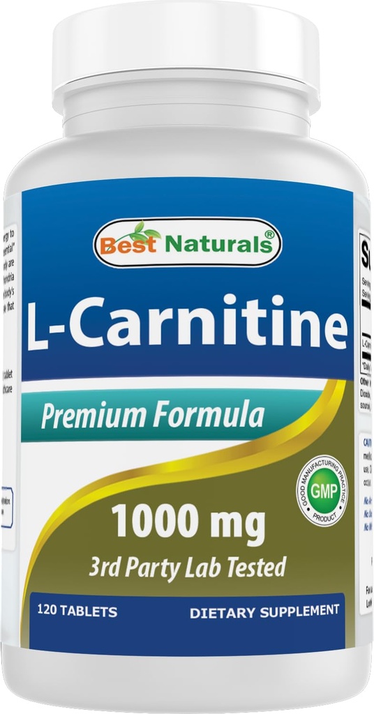 Najlepsi naturalni L- Karnityna Fumaran 1000mg na tabletkę - 120 Hrabia - Wzmacnia energię komórkową