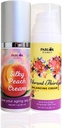 Menopauza Rebalansowanie Bundle: Silky Peach Estriol Cream & Wibrant Trzeci krem Progesterone dla kobiet. Bioidentyczny estrogen i progesteron do gorących błysków, suchość pochwy, problemy ze snem i mgła mózgowa