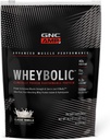 GNC AMP Wheybolic Clinically Proven Protein Powder, 40g białka serwatki, BCAA, Leucyna, Zwiększa siłę mięśni, Muscle Building, 3. Party Tested, Gluten Free, Classic Vanilla, 10 Służenia