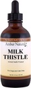 AMBER NATURALZ Milk Thistle Herbal Supplement for Dogs and Cats | Supports Normal Liver Function and Detoxification | Natural Aid for Liver Support and Skin Health