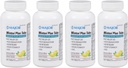 MAJOR Mintox Plus Tabs - Antacid Plus tabletki przeciwgazowe - Pomaga szybko złagodzić niestrawność kwasu, Heartburn, Sour Stomach i Gaz - Lemon Mint Flavored - 100 Count (4 Pack)