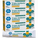 MED Pride Triple Antibiotic Pride Ointment Tube 1 Oz 4- Pack, Pierwsza pomoc dla mniejszych ran, Zadrapania, Otarcia, z cynku, Neomycin, Polimyxin