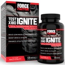 Siła Factor Test X180 Ignite Total Testosteron Booster dla mężczyzn z nasion kozieradki i Green Tea Extract Build Lean Muscle, Boost Energy, i poprawić wydajność, 120 Count