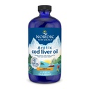 Nordic Naturals Arctic Cod Liver Oil, Pomarańczowy - 16 oz - 1060 mg Total Omega- 3 z EPA & DHA - Heart & Brain Health, Zdrowy Immunitet, Ogólny Wellness - Non-GMO - 96 Służenie